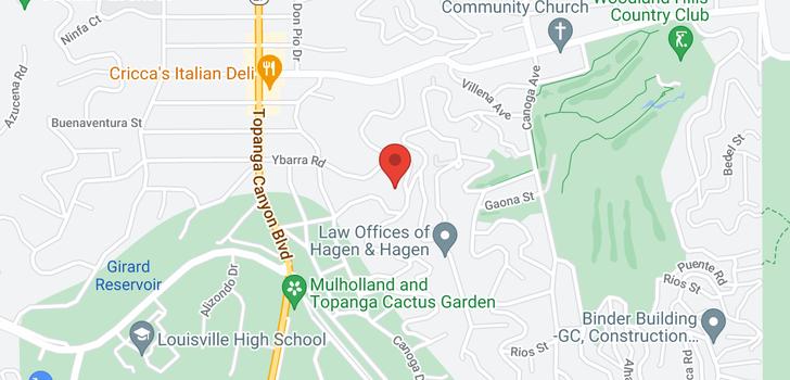 map of 4825 Galendo Woodland Hills, CA 91364